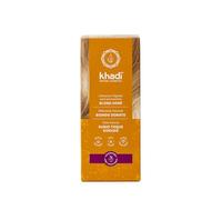 khadi BLOND DORÉ Coloration végétale - Coloration pour cheveux pour des reflets dorés brillants, du blond doré au cuivré éclatant - 100% végétale et naturelle - 100 g