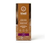 khadi BLOND FONCÉ Coloration végétale - Colore vos cheveux dans un blond cendré mat à un blond foncé intense - 100% végétale et naturelle - 100 g