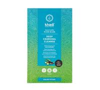 khadi DEEP CHARCOAL CLEANSE Masque capillaire Ayurvédique - Libère les cheveux et le cuir chevelu des résidus de silicone et de produits coiffants - 100% végétal et vegan - 50 g