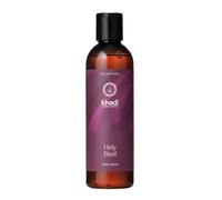 khadi GEL NETTOYANT CORPS HOLY BASIL - Gel douche Ayurvédique - 100% naturel - Nettoie & soigne intensément - Protecteur & revitalisant - Basilic Tulsi, citron vert, eucalyptus - 200 ml