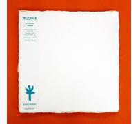KHADI Lot de 20 feuilles de papier carré RAG SP3-2W 320 g/m² Blanc 30,5 x 30,5 cm