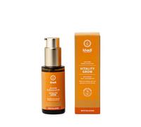khadi VITALITY GROW Huile Capillaire Ayurvédique, revitalise la racine des cheveux et stimule leur croissance, 100% naturel, vegan et sans ingrédients synthétiques, Cosmétiques naturels, 50ml