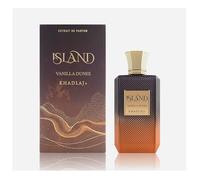 Khadlaj Island Vanilla Dunes Extrait de parfum en flacon vaporisateur 100 ml - Parfum chaud et épicé à la vanille bourbon (unisexe