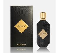 KHADLAJ PERFUMES - Eau de parfum Onyx Gold, 100 ml, flacon en verre, parfum vanillé longue durée, extrait de parfum pour homme