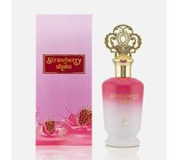 Khadlaj Strawberry Shake Eau de Parfum, 100 ml, Parfum Floral Fruité aux notes de fraise et de jasmin