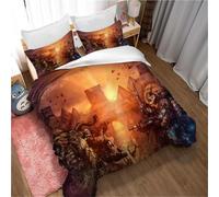 KHAFVXTP Parure de Lit pour Ge-ars of W.AR, Microfibre Taies d'oreiller & Lit, BedDécor de Chambre Collectio pour Adultes, Taies(A4,230 * 200cm)