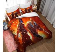 KHAFVXTP Parure de Lit pour Ge-ars of W.AR, Microfibre Taies d'oreiller & Lit, BedDécor de Chambre Collectio pour Adultes, Taies(A2,200 * 200cm)