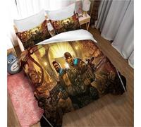 KHAFVXTP Parure de Lit pour Ge-ars of W.AR, Microfibre Taies d'oreiller & Lit, BedDécor de Chambre Collectio pour Adultes, Taies(A5,200 * 200cm)