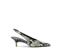 Khaite escarpin femme beige en cuir effet python - 39