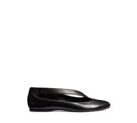 Khaite, Femme, Chaussures, Noir, Taille: 38 1/2 EU Ballerines Noires avec Découpe Asymétrique