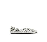 Khaite - Jane Studded Flat - Femme - Chaussures - Blanc - Taille: 40 EU