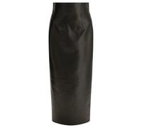 KHAITE jupe longue en cuir femme noire - 4