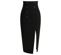 KHAITE jupe longue femme noire - 4
