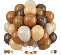 Khaki Cream Retro Balloons Set, Mixed Mocha, Cocoa And Coffee Tones Balloons Set, Neutral Bear, Engagement And Wedding Party Decorations Baby Shower Birthday Party Decorations