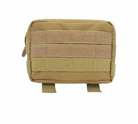 (khaki) Molle Utility Edc Waist Bag Tactical Pouch Medical First Aid Bag Belt Pouch Outdoor Sports Hunting Bag