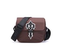 (Khaki)Sac unisexe Trapstar facteur messager mode tissu Oxford hip hop noir carré