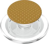 Khaki Tan Brown Polka Dots Aesthetic Polkadots Minimalist PopSockets PopGrip pour MagSafe