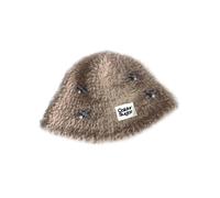 (Khaki) Vacation Hat Handmade Y2K Bucket Hat Cloche Style Surprise Gift for Girlfriend for Church Vacations French Style White