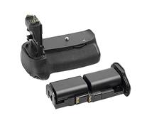 Khalia photo Poignée d'alimentation Meike + 2 x batteries (poignée verticale) pour Canon EOS 60D - comme BG-E9, LP-E6 Power Pack