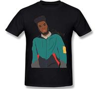 Khalid American Teen Men T Shirts Short Sleeves Crew Neck Tees Summer Tops Black S