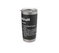 Khalil Définition du nom Dictionnaire amusant Gobelet isotherme en acier inoxydable double paroi