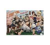 KHAMEO Fairy Tail Poster d'anime sur toile - Décoration murale moderne pour chambre à coucher - 20 x 30 cm