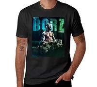 Khamzat Chimaev T-Shirt Black t Shirts Vintage t Shirt Men Clothing Black L