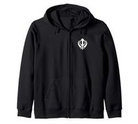 Khanda Symbole Sikh SIKHISME Sweat à Capuche