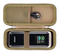 Khank Étui pour Anker Zolo Batterie Externe 25,000mAh(165W)/Prime 27,650mAh Batterie Externe(250W), Housse de Voyage de Rangement pour Anker A1695/A1340 PowerBank, Étui Uniquement (Golden)