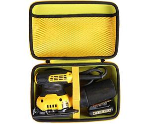Khanka Coque Rigide de Rechange pour Ponceuse électrique DEWALT 20 V Max XR Palm Sander, Vitesse Variable, 6,35 mm, Orbital (DCW200B / DWE6411 / DWE6421), étui Uniquement