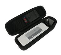 Khanka Dur Cas étui de Voyage Housse Porter pour Bose Soundlink Mini 2 / II Bluetooth Portable Wireless Speaker Haut-Parleur Fits avec The pour Bose TPU Doux Couverture (Noir)