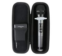 Khanka Dur Cas étui de Voyage Housse Porter pour Fifine Wireless Dynamic Microphone à Main(Case Only)