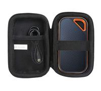 Khanka Dur Cas étui de Voyage Housse Porter pour SanDisk Extreme Pro Portable SSD 250 Go/500 Go/2 to/1 to Disque SSD Externe jusqu'à (Coque pour SanDisk Extreme Pro)