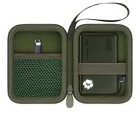 khanka Étui de protection rigide pour chargeur rapide INIU 45 W, vert | Matériau de protection durable, poche de rangement pour accessoires, intérieur résistant aux rayures