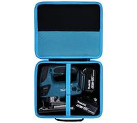 Khanka Étui de Stockage Rigide pour Makita DJV180Z/DJV184Z 18V Li-ION Scie Sauteuse sans Fil Outils et Batterie,Noir.(Vide Etui)