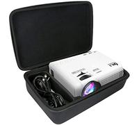 Khanka Étui de Transport Portable pour Jinhou/Artlii/TOPTRO Vidéoprojecteur WiFi Bluetooth Mini Projecteur Portable Soutien Rétroprojecteur.(Cas Seulement)