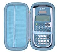 khanka Étui de transport pour calculatrice scientifique d'ingénierie Texas Instruments TI-30Xa/TI BA II Plus/TI-30XIIS/TI-30XS MultiView/TI-36X Pro, étui uniquement (bleu clair)