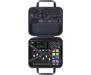 Khanka Étui de Transport Rigide Compatible avec la Production Tout-en-Un RØDECaster Pro II, Housse de Protection de Voyage pour RØDE Caster Pro II (étui Uniquement)