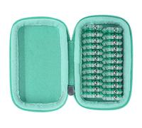 Khanka Étui de transport rigide de rechange pour Speks Geode - Lot de 12 pièces - Ardoise, peut contenir 24 sphères magnétiques - Étui uniquement (sarcelle)