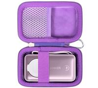 Khanka Étui de Transport Rigide de Remplacement pour Anker MagGo Power Bank pour Apple Watch 10 000 mAh, Housse de Voyage de Stockage pour Anker 35 W Max Battery Pack,étui Uniquement. (Violet)