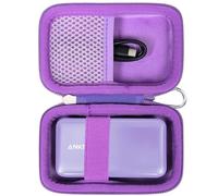 Khanka Étui de Transport Rigide de Remplacement pour Anker Nano 30w/Anker 533 Power Bank 30W, Housse de Voyage de Rangement pour Anker 10 000 mAh Power Bank (Violet, étui Uniquement)