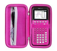 Khanka Étui de voyage rigide de rechange pour calculatrice graphique Texas Instruments TI-83 Plus/TI-84 Plus/TI-84 Plus CE (rose positif)
