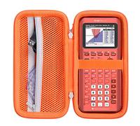 Khanka Étui de voyage rigide de rechange pour calculatrice graphique Texas Instruments TI-83 Plus/TI-84 Plus/TI-84 Plus CE (corail)