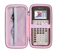 Khanka Étui de voyage rigide de rechange pour calculatrice graphique Texas Instruments TI-83 Plus/TI-84 Plus/TI-84 Plus CE, étui uniquement (or rose)
