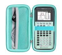 Khanka Étui de voyage rigide de rechange pour calculatrice graphique Texas Instruments TI-83 Plus/TI-84 Plus/TI-84 Plus CE (menthe)