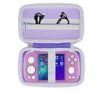 khanka Étui de voyage rigide de rechange pour console de jeu portable Anbernic RG Cube Unisoc T820 Violet