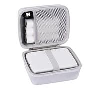 khanka Étui de voyage rigide de rechange pour imprimante thermique portable Phomemo M04S, imprimante d'étiquettes Bluetooth, étui uniquement (blanc)