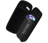 khanka Étui de Voyage Rigide pour Haut-Parleur Bluetooth Portable Ortizan X10, Haut-Parleur sans Fil étanche IPX7, étui Uniquement (Noir)