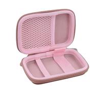 Khanka Étui pour Anker Nano/MagGo Power Bank, Batterie Magnétique Ultra-Fine 5 000mAh/10 000mAh, Compatible avec Chargeur Ultra-Rapide Anker Qi2 Certifié 15W (A1665/A1664), Étui Seulement (Rose)