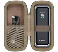 Khanka Étui pour Anker Prime Power Bank 20,100mAh 220W/20,000mAh 200W | Compatible avec Anker Prime Power Bank 20100 mAh 220 W / 20000 mAh 200 W;Étui Rigide de Rangement,Doré,Étui uniquement